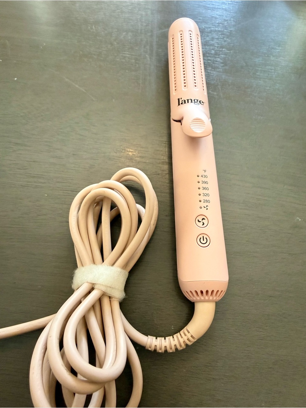 Lange Pink Corded Hair Styling Brush